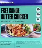 FREE RANGE BUTTER CHICKEN with Turmeric Rice & Currants
