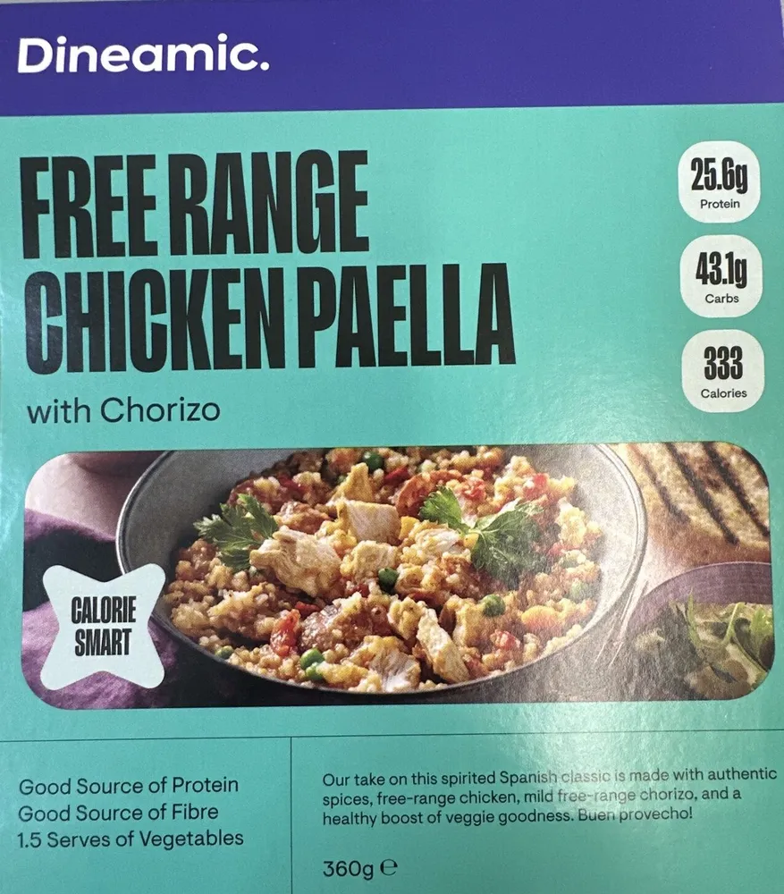 FREE RANGE CHICKEN PAELLA with Chorizo