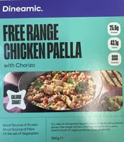 FREE RANGE CHICKEN PAELLA with Chorizo