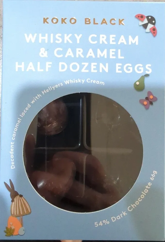 Whisky Cream & Caramel Half Dozen Eggs