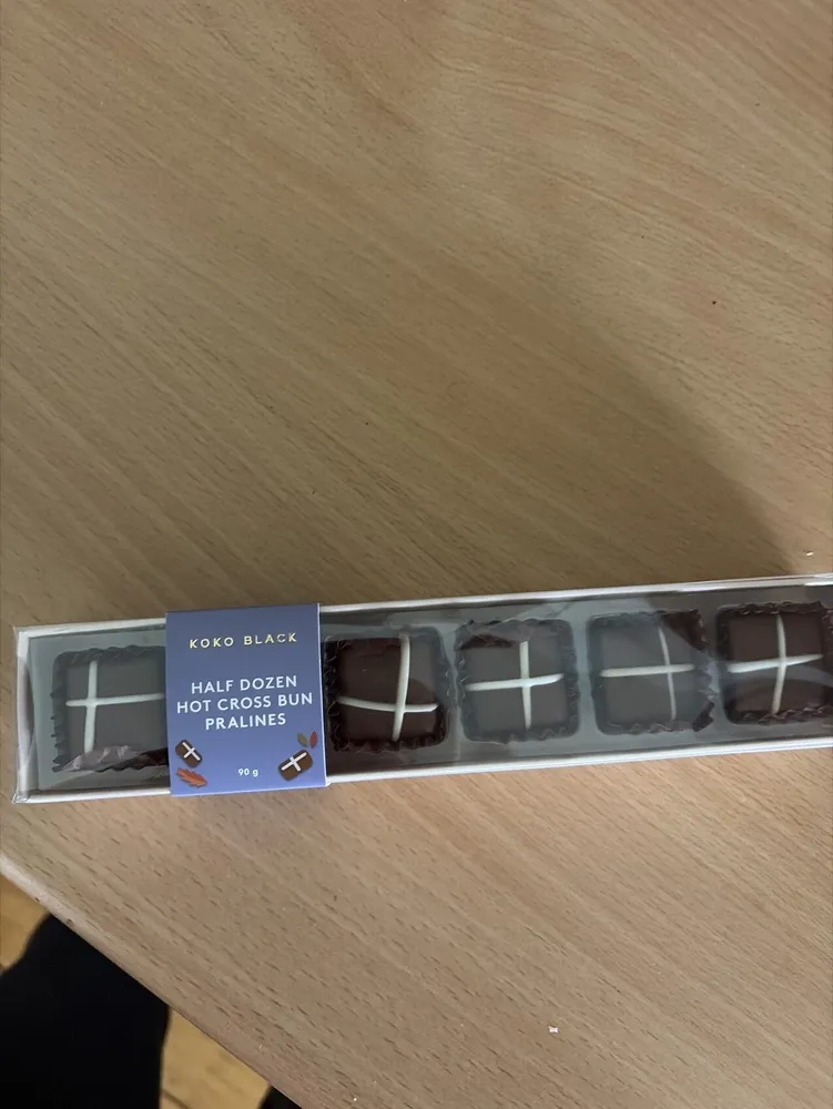 Hot Cross Bun Praline