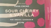 Pana Cacao Cerise Griotte Vanille 45G Pana Cacao