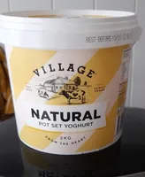 Natural pot set yoghurt