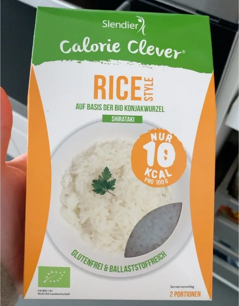 Calorie Clever Shirataki Rice Style Vegan