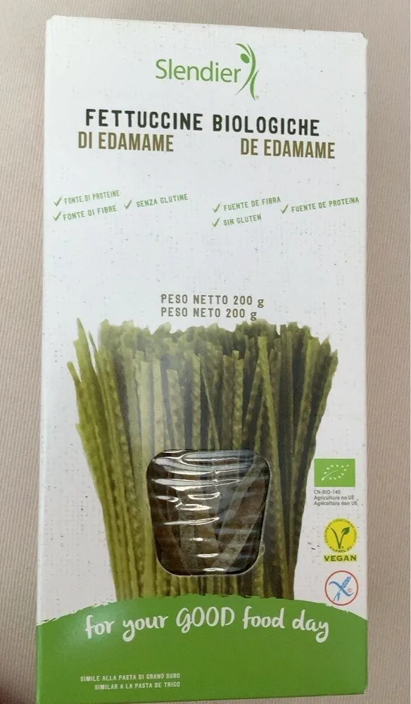 Fettuccine biologiche di edamame