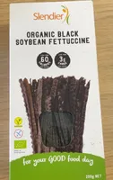 Organic black soybean fettucine