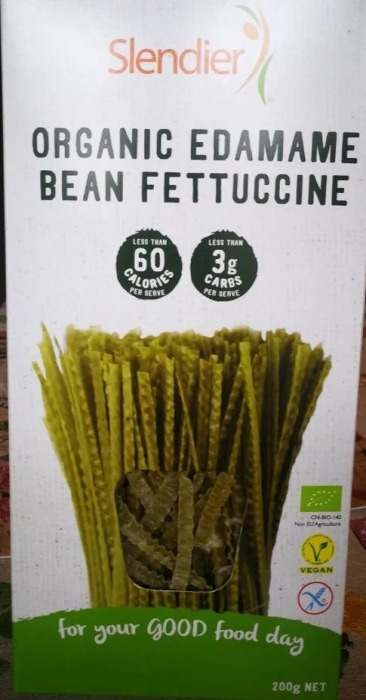 Organi edadame bean fettuccine