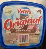 Chocopolitan vanilla, chocolate & choc chip flavours