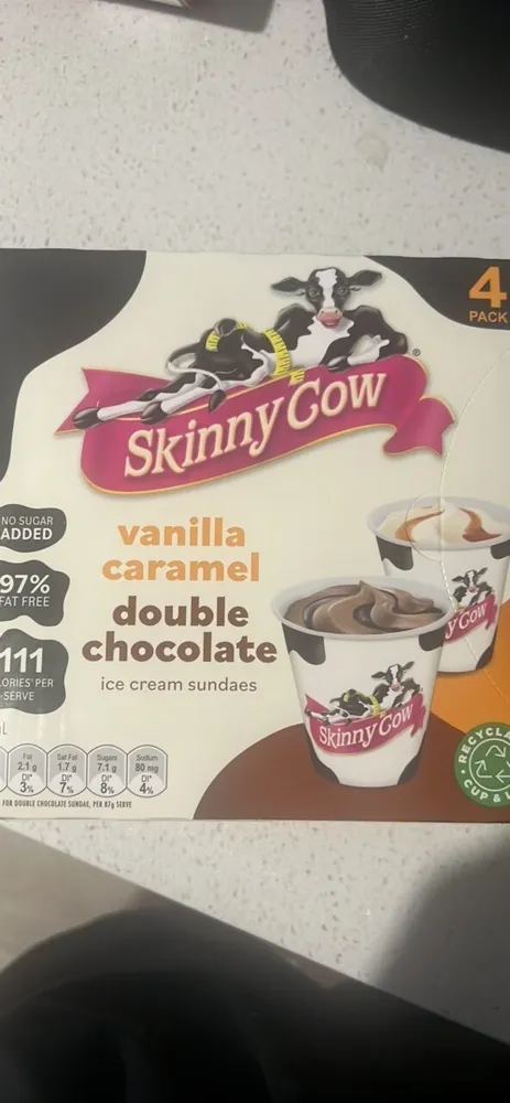 vanilla caramel double chocolate ice cream sundaes