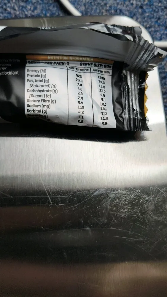 Choc fudge protein bar