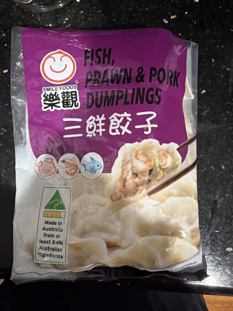 Fish Prawn And Pork Dumplings
