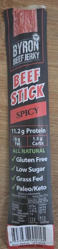 BEEF STICK SPICY