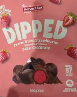 Freeze Dried Strawberries Dipped in Dark Chocolate