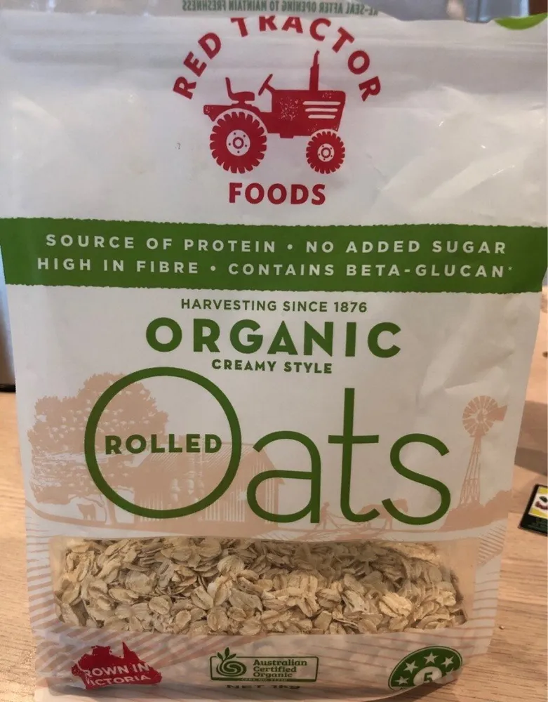 Australian Organic Creamy Style Rolled Oats