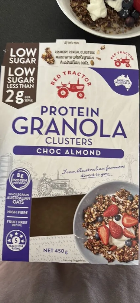 Protein Granola Clusters Choc Almond
