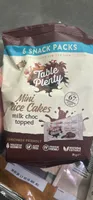 Mini Rice Cakes milk choc topped