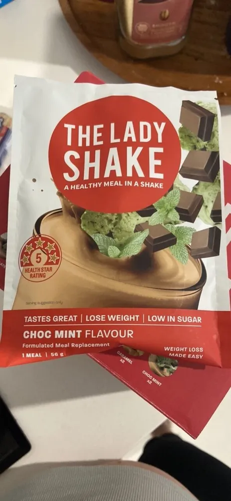THE LADY SHAKE CHOC MINT FLAVOUR