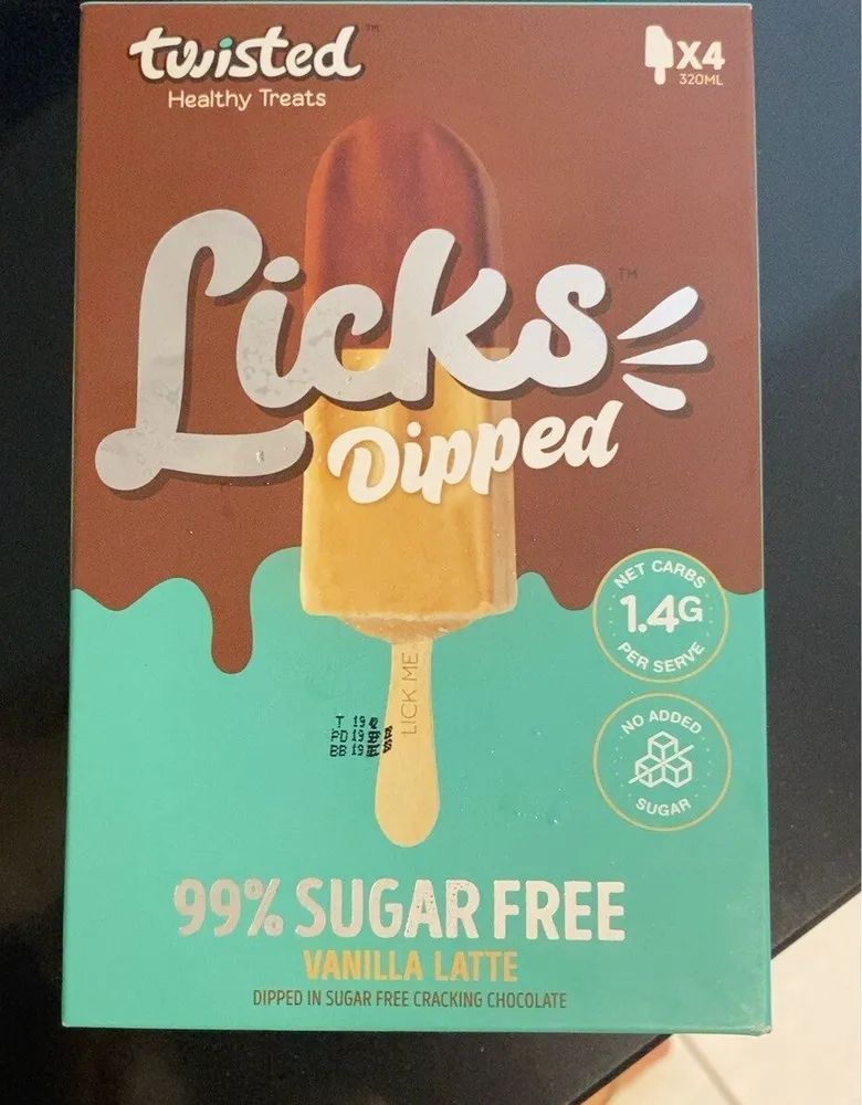 Licks dipped