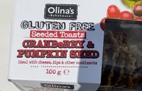 Seeded toast cranberry snd pumpkin seed