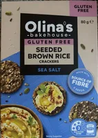 Seeded Brown Rice Crackers Sea Salt