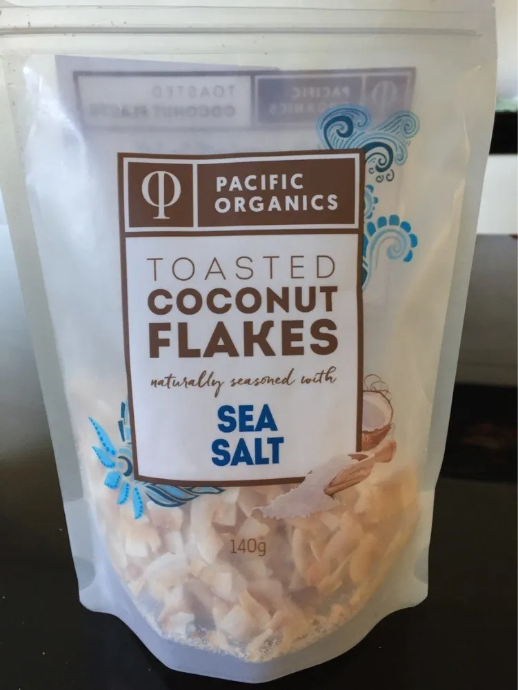 Toasted coconut flakes