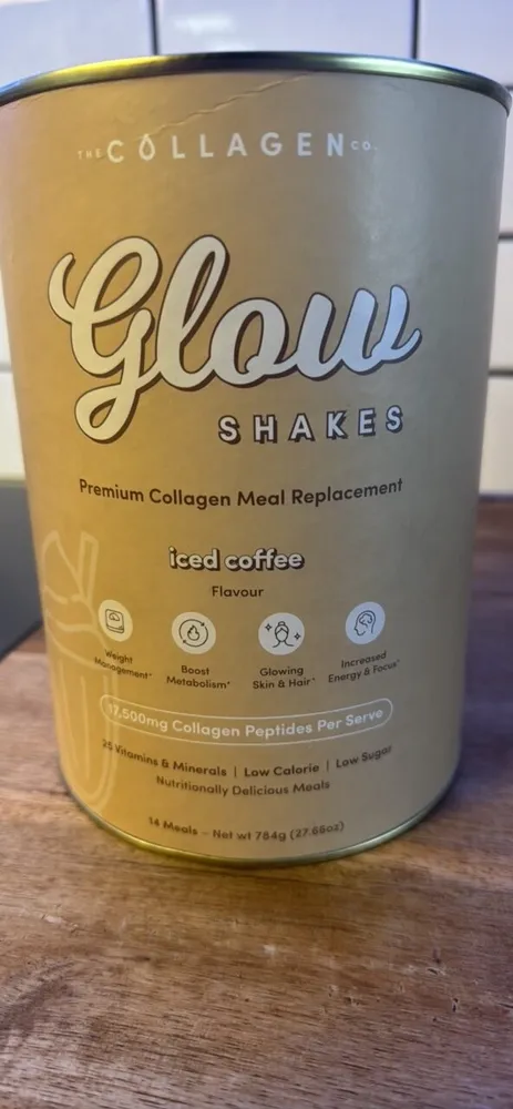 Glow Shakes iced coffee