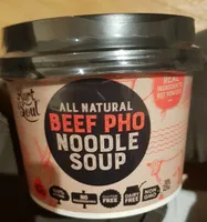 Beef pho noodle soup