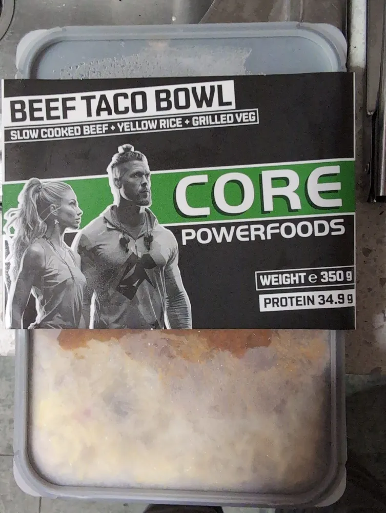 Beef taco bowl
