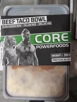 Beef taco bowl