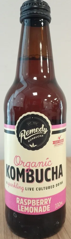 Organic Kombucha Raspberry Lemonade