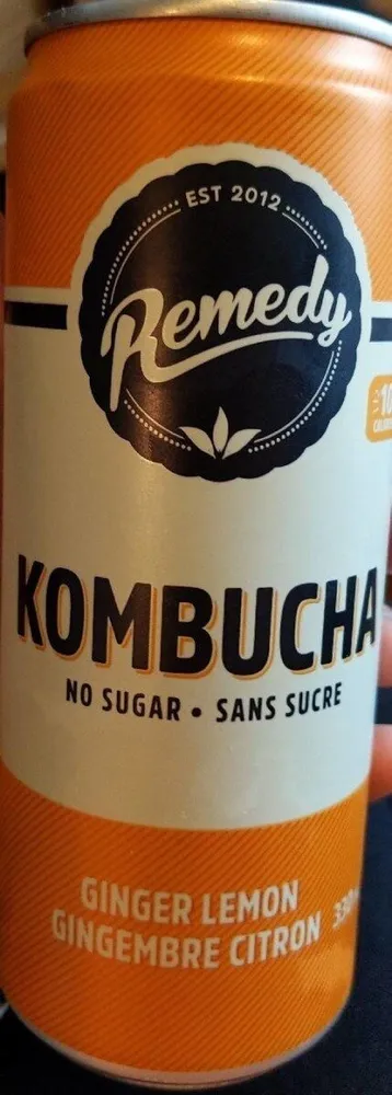 Kombucha Ginger Lemon