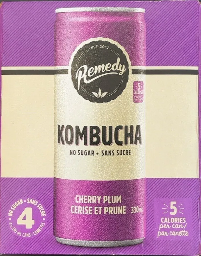 Kombucha cerise et prune