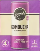 Kombucha cerise et prune