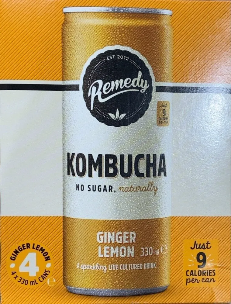 Ginger Lemon Kombucha