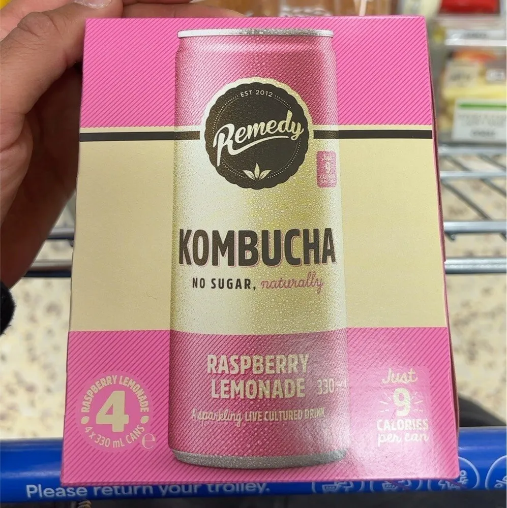 Raspberry Lemonade Kombucha