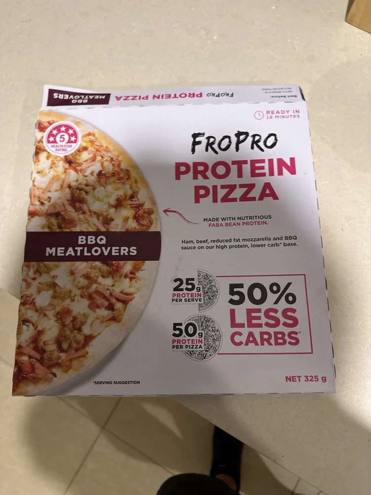 FroPro Protein Pizza BBQ Meatlovers