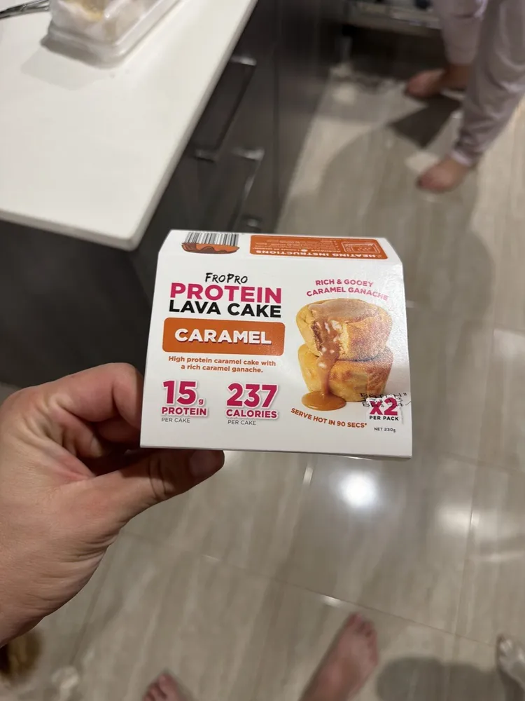 Protein Lava Cake Caramel