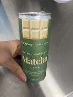White Chocolate Matcha Latte