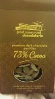 Premium dark chocolate pastilles
