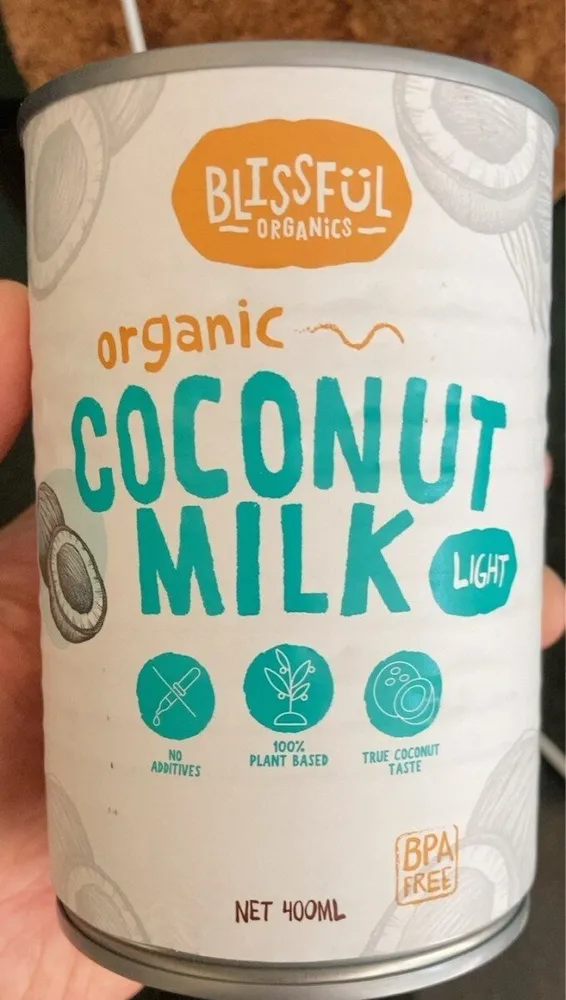 organic COCONUT MILK light