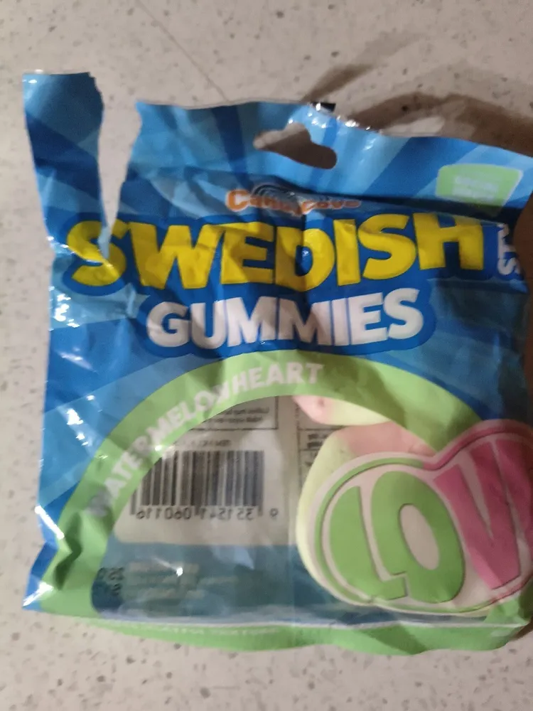 Swedish Style Gummies Watermelon Heart