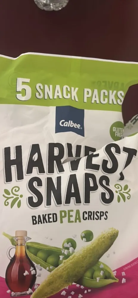 Harvest Snaps Baked Pea Crisps Salt & Vinegar