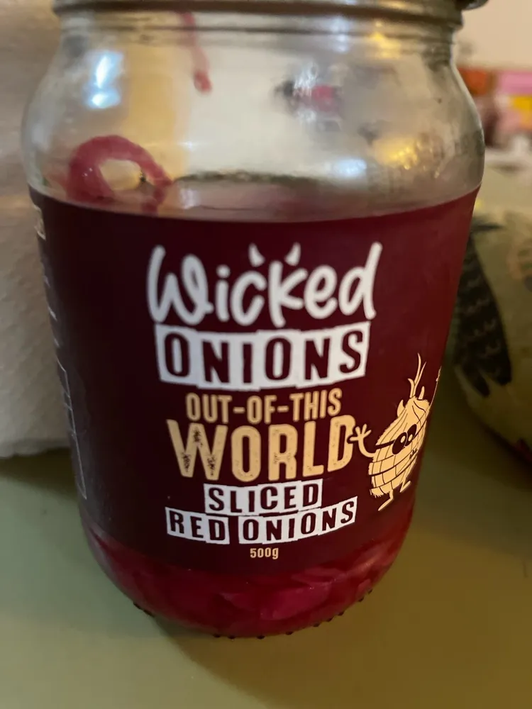 Sliced Red Onions