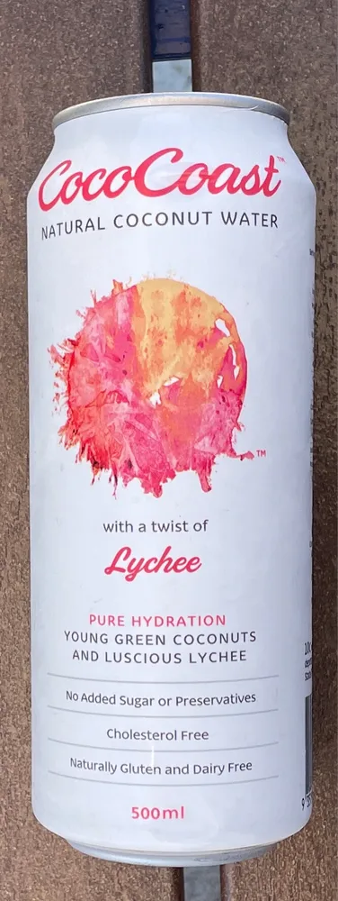 Natural Coconut Water with a twist of Lychee