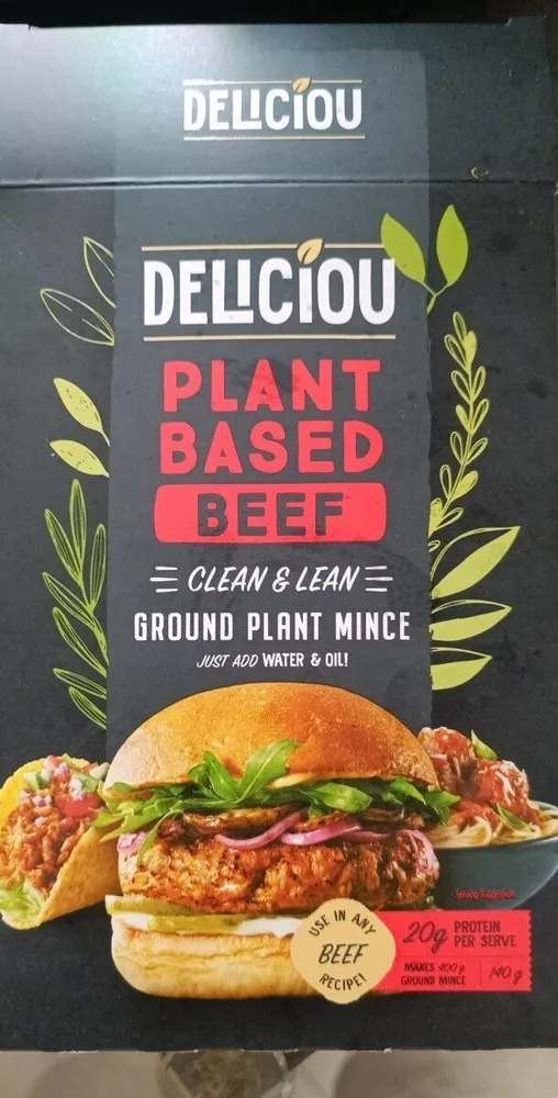 Délicieux Plant bases Fred beef