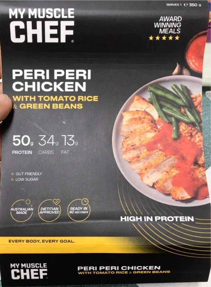 Peri Peri Chicken with Tomato Rice & Green Beans
