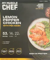 Lemon Pepper Chicken With Pea Mash