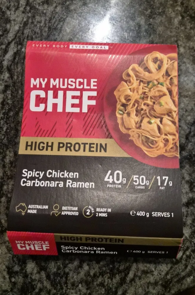 Spicy Chicken Carbonara Ramen