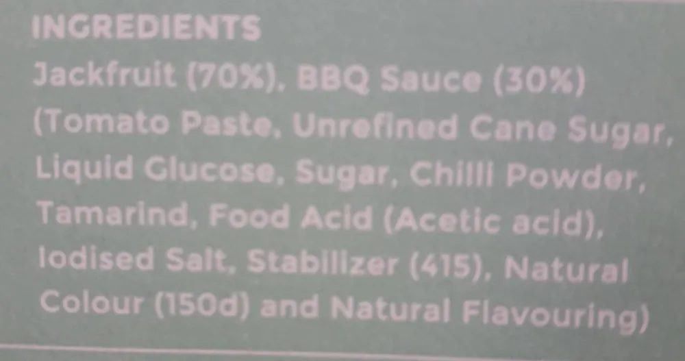Smoky bbq jackfruit