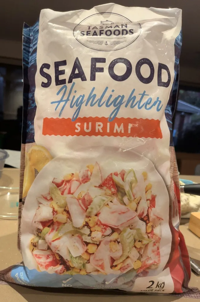 Seafood highlighter surimi